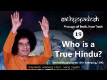 Embedded thumbnail for Sathyopadesh 19: Siapakah Hindu sejati?