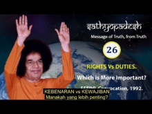 Embedded thumbnail for Sathyopadesh 26: Hak vs Kewajiban. Mana yang lebih penting?