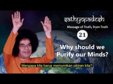 Embedded thumbnail for Sathyopadesh 21: Mengapa pikiran kita harus dimurnikan?