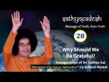 Embedded thumbnail for Sathyopadesh 28: Mengapa kita harus bersyukur
